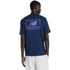 image:imageNew Balance Mens Graphic TShirtNb Navy  Woven Label