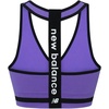 image:imageNew Balance Seamless Wirefree VNeck TBack Racer Sports Bra with Allover Texture Cyber Lilac Large