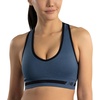 image:imageNew Balance Seamless Wirefree VNeck TBack Racer Sports Bra with Allover Texture Cyber Lilac XLarge