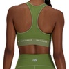 image:imageNew Balance Womens Nbsleek Medium Support Sports BraDark Olivine