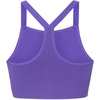 image:imageNew Balance Womens Seamless Wirefree Strappy Longline HighNeck Sports Bra with Removable Pads Cyber Lilac X Large