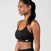 image:imageNew Balance Womens Sports Bras 3 Pack Seamless Cami Removable Pads Medium Impact Gym Sports Bra for Women Workout SetGrey  Black  Sea Salt