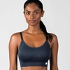 image:imageNew Balance Womens Sports Bras 3 Pack Seamless Cami Removable Pads Medium Impact Gym Sports Bra for Women Workout SetNavy  Blue  Grey