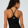 image:imageNew Balance Womens Yoga Back Crop Top with Builtin Sports Bra Cami Top for Running Workouts Activewear for WomenBlack