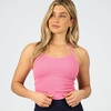 image:imageNew Balance Womens Yoga Back Crop Top with Builtin Sports Bra Cami Top for Running Workouts Activewear for WomenReal Pink