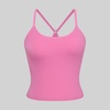image:imageNew Balance Womens Yoga Back Crop Top with Builtin Sports Bra Cami Top for Running Workouts Activewear for WomenReal Pink