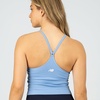 image:imageNew Balance Womens Yoga Back Crop Top with Builtin Sports Bra Cami Top for Running Workouts Activewear for WomenSpring Sky