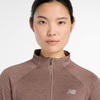 image:imageNew Balance womens Athletics Heat Grid 12 ZipEarth Shadow Heather