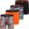 image:imageNew Balance Boys 35 Underwear Performance Boxer Briefs 4 PackLavaAvalanche GreyBlackAvalanche Lava