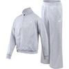 image:imageNew Balance Girls Sweatsuit Set  2 Piece Long Sleeve Woven Jacket and Cargo Jogger Sweatpants Girls Athletic Sets 716Heather Grey