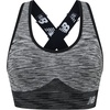 image:imageNew Balance Womens Seamless High Impact Sports Bra with Adjustable Wide Straps and Removal Pads Black Medium