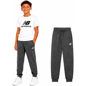 image:imageNew Balance Boys Sweatpants  Performance Fleece Athletic Pants Boys Joggers with Drawstring Waistband and Pockets 820Charcoal Heather