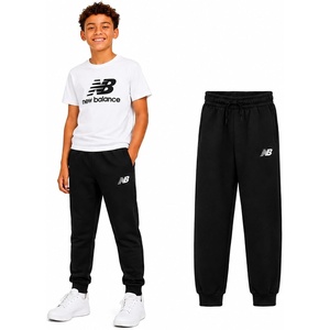 image:imageNew Balance Boys Sweatpants  Performance Fleece Athletic Pants Boys Joggers with Drawstring Waistband and Pockets 820Deep Black