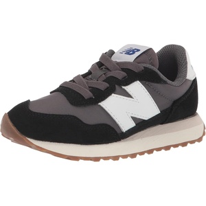 image:imageNew Balance Kids Kids 237 Bungee Lace SneakerBlackMoonbeam