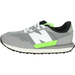 image:imageNew Balance Kids Kids 237 Bungee Lace SneakerShadow GreyPixel Green