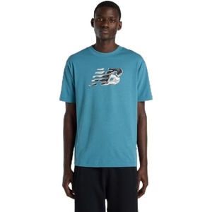 image:imageNew Balance Mens Graphic TShirtBig Teal  Future Tech Nb