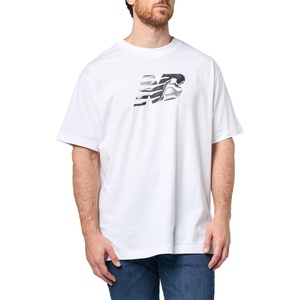 image:imageNew Balance Mens Graphic TShirtNb White  Future Tech Nb