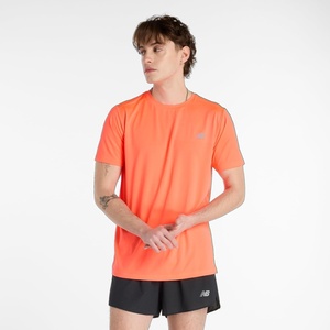 image:imageNew Balance Mens Sport Essentials Heathertech TShirtUrgent Red