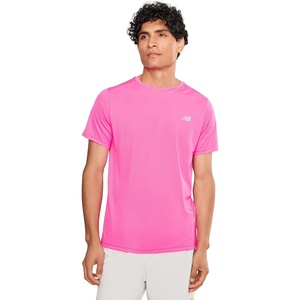 image:imageNew Balance Mens Sport Essentials TShirtPink HeatSlate Grey