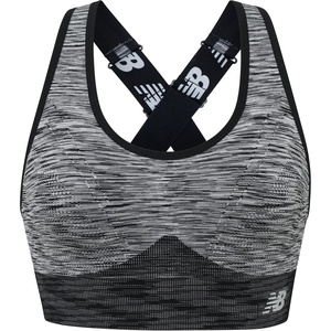 image:imageNew Balance Womens Seamless High Impact Sports Bra with Adjustable Wide Straps and Removal Pads Black Medium