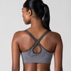 image:imageNew Balance 2 Pack Sports Bras for Women Seamless Wirefree Womens Sports Bra with Removable Pads Athletic Wear for WorkoutGrayRed