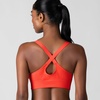 image:imageNew Balance 2 Pack Sports Bras for Women Seamless Wirefree Womens Sports Bra with Removable Pads Athletic Wear for WorkoutGrayRed