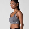 image:imageNew Balance 2 Pack Sports Bras for Women Seamless Wirefree Womens Sports Bra with Removable Pads Athletic Wear for WorkoutGrayRed