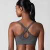 image:imageNew Balance 2 Pack Sports Bras for Women Seamless Wirefree Womens Sports Bra with Removable Pads Athletic Wear for WorkoutWhiteGray