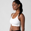 image:imageNew Balance 2 Pack Sports Bras for Women Seamless Wirefree Womens Sports Bra with Removable Pads Athletic Wear for WorkoutWhiteNavy