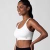 image:imageNew Balance 2 Pack Sports Bras for Women Seamless Wirefree Womens Sports Bra with Removable Pads Athletic Wear for WorkoutWhiteNavy