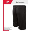 image:imageNew Balance Boys Active Shorts  Performance Gym Shorts with Pockets  Kids Mesh Athletic Shorts for Boys Size 420Deep Black