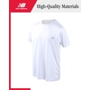 image:imageNew Balance Boys Athletic Shirts  2 Pack Lightweight Performance Activewear Short Sleeve T Shirts for BoysBlue Oasis  White