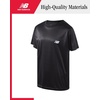 image:imageNew Balance Boys Athletic Shirts  2 Pack Lightweight Performance Activewear Short Sleeve T Shirts for BoysOliveBlack