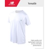 image:imageNew Balance Boys Athletic Shirts  2 Pack Lightweight Performance Activewear Short Sleeve T Shirts for BoysWhite Dark Black