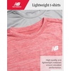 image:imageNew Balance Boys Athletic Shirts  4 Pack Active Performance Boys Tshirts Crewneck Short Sleeve Dri Fit Shirts for KidsGreen Space Black Red