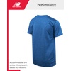 image:imageNew Balance Boys Athletic Shirts  4 Pack Active Performance Boys Tshirts Crewneck Short Sleeve Dri Fit Shirts for KidsSeastone Black Melon