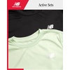 image:imageNew Balance Boys Athletic Shirts  4 Pack Active Performance Boys Tshirts Crewneck Short Sleeve Dri Fit Shirts for KidsSeastone Black Melon