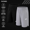 image:imageNew Balance Boys Athletic Shorts  2 Pack Active Performance Woven Youth Boys Shorts for Running and Outdoor ActivitiesBlack Raincloud