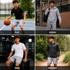 image:imageNew Balance Boys Athletic Shorts  2 Pack Active Performance Woven Youth Boys Shorts for Running and Outdoor ActivitiesBlack Raincloud