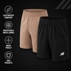 image:imageNew Balance Boys Athletic Shorts  2 Pack Active Performance Woven Youth Boys Shorts for Running and Outdoor ActivitiesStone Black