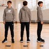 image:imageNew Balance Boys Hoodie  Cozy Soft Fleece Pullover Sweatshirts with Pocket  Athletic Performance Hoodies for Boys 820Arid Stone