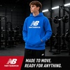 image:imageNew Balance Boys Hoodie  Cozy Soft Fleece Pullover Sweatshirts with Pocket  Athletic Performance Hoodies for Boys 820Blue Oasis
