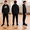 image:imageNew Balance Boys Hoodie  Cozy Soft Fleece Pullover Sweatshirts with Pocket  Athletic Performance Hoodies for Boys 820Dark Black