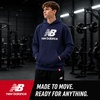 image:imageNew Balance Boys Hoodie  Cozy Soft Fleece Pullover Sweatshirts with Pocket  Athletic Performance Hoodies for Boys 820Eclipse