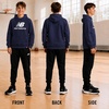 image:imageNew Balance Boys Hoodie  Cozy Soft Fleece Pullover Sweatshirts with Pocket  Athletic Performance Hoodies for Boys 820Eclipse