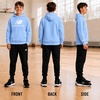 image:imageNew Balance Boys Hoodie  Cozy Soft Fleece Pullover Sweatshirts with Pocket  Athletic Performance Hoodies for Boys 820Electric Blue