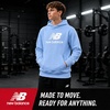 image:imageNew Balance Boys Hoodie  Cozy Soft Fleece Pullover Sweatshirts with Pocket  Athletic Performance Hoodies for Boys 820Electric Blue