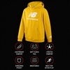 image:imageNew Balance Boys Hoodie  Cozy Soft Fleece Pullover Sweatshirts with Pocket  Athletic Performance Hoodies for Boys 820Ginger