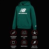 image:imageNew Balance Boys Hoodie  Cozy Soft Fleece Pullover Sweatshirts with Pocket  Athletic Performance Hoodies for Boys 820Green