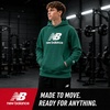 image:imageNew Balance Boys Hoodie  Cozy Soft Fleece Pullover Sweatshirts with Pocket  Athletic Performance Hoodies for Boys 820Green